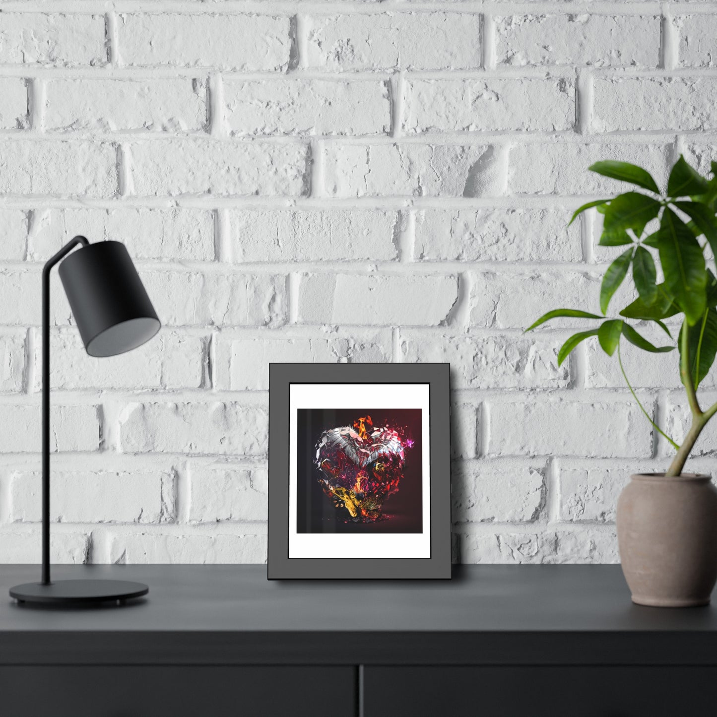 Tracey Taylor Fine Art "The Kaleidoscope of Being (21 Guns), 2024" Digital Mixed Media Framed Paper Poster