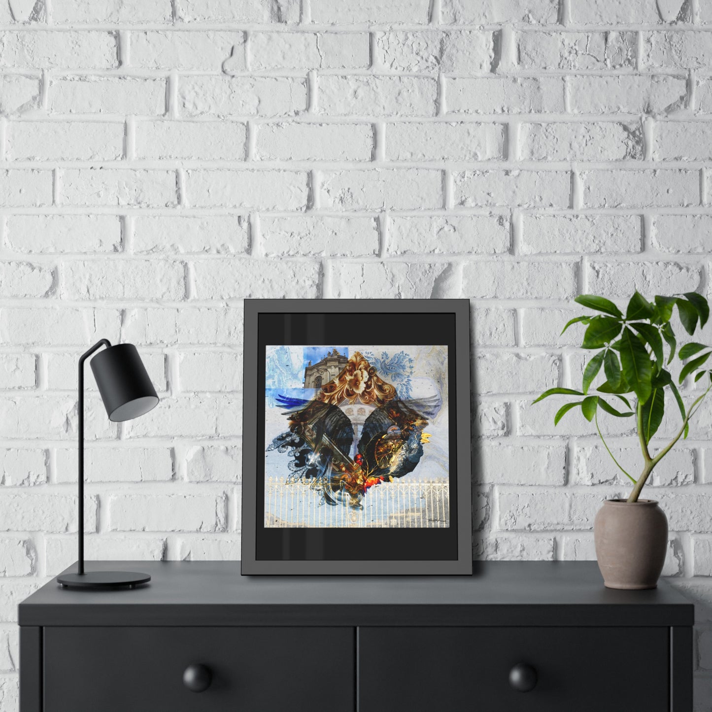Tracey Taylor Fine Art "Freedom '24" Digital Mixed Media Framed Paper Poster