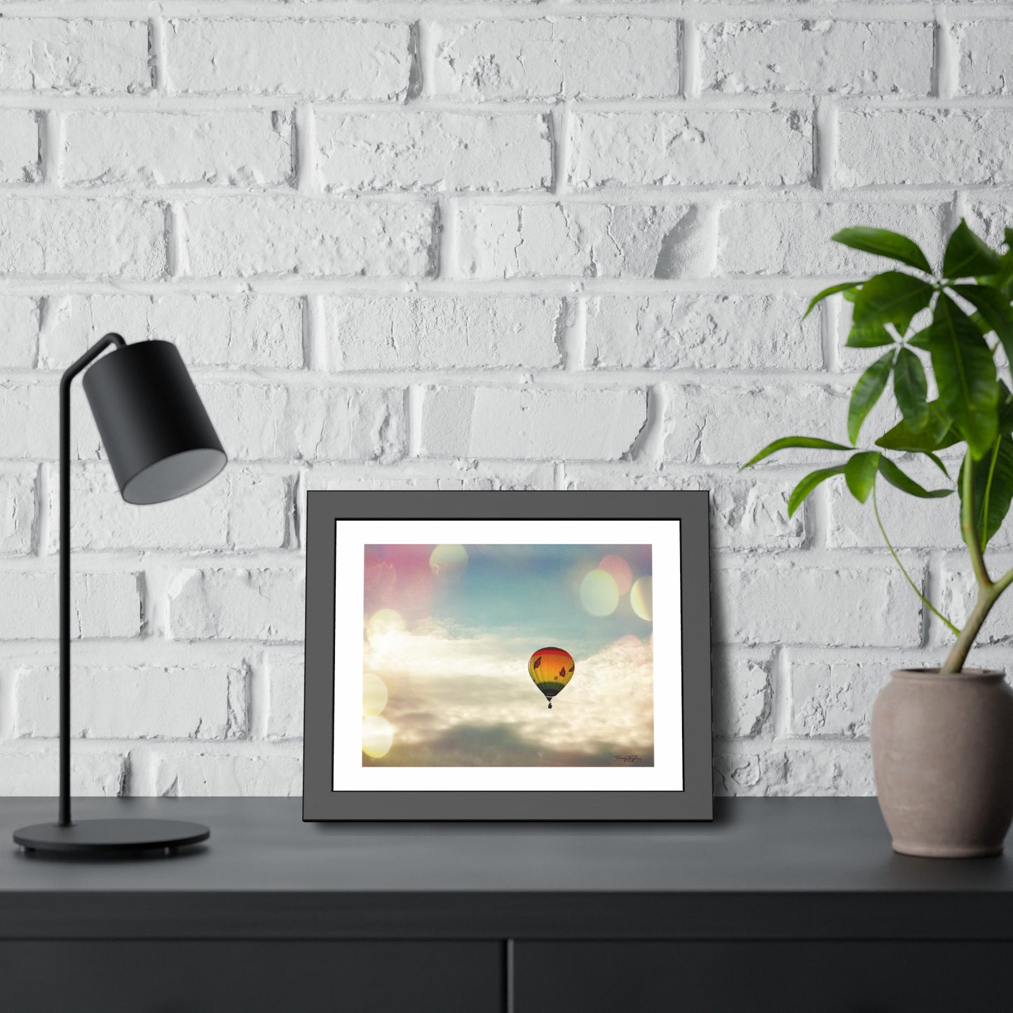 Tracey Taylor Fine Art "Bye Bye, Flutterby Sometime" Digital Mixed Media Framed Paper Poster