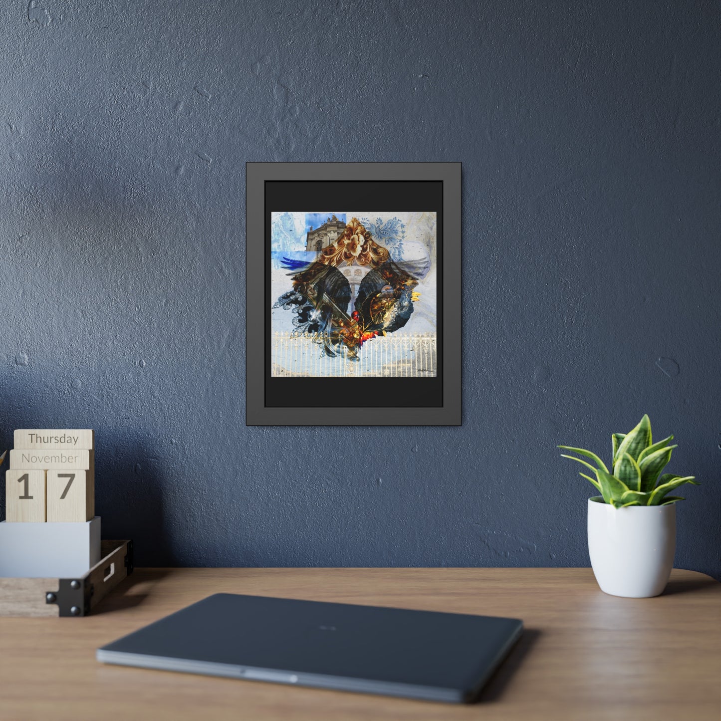 Tracey Taylor Fine Art "Freedom '24" Digital Mixed Media Framed Paper Poster