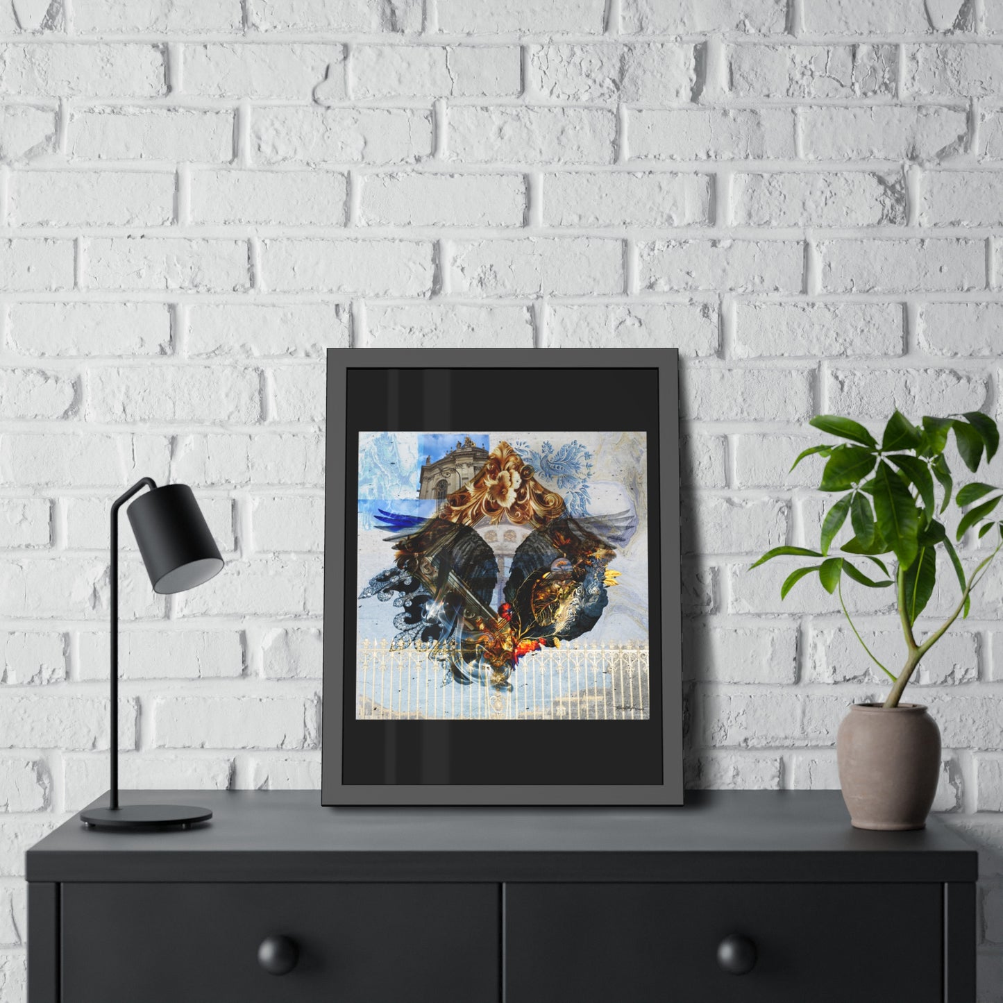 Tracey Taylor Fine Art "Freedom '24" Digital Mixed Media Framed Paper Poster