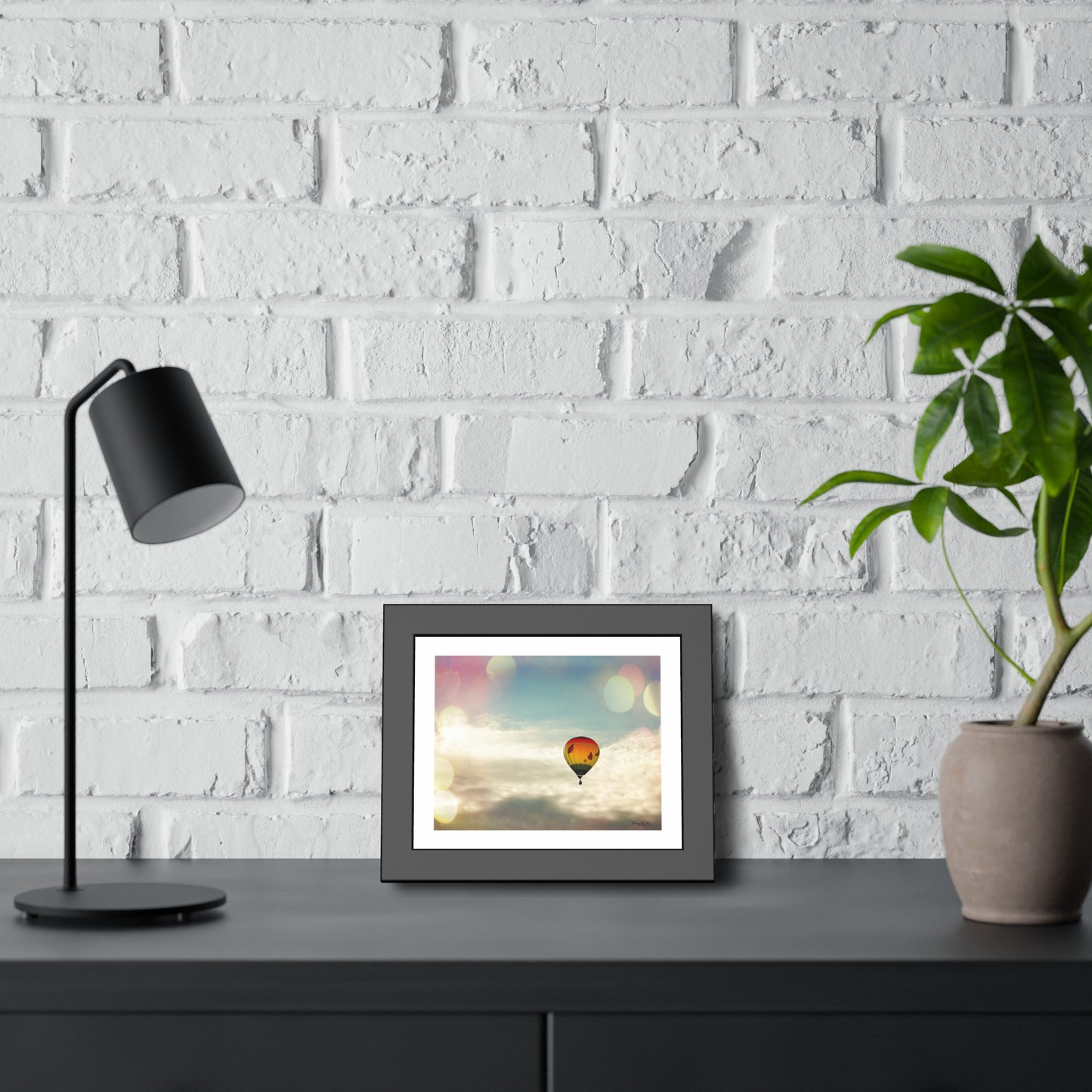 Tracey Taylor Fine Art "Bye Bye, Flutterby Sometime" Digital Mixed Media Framed Paper Poster