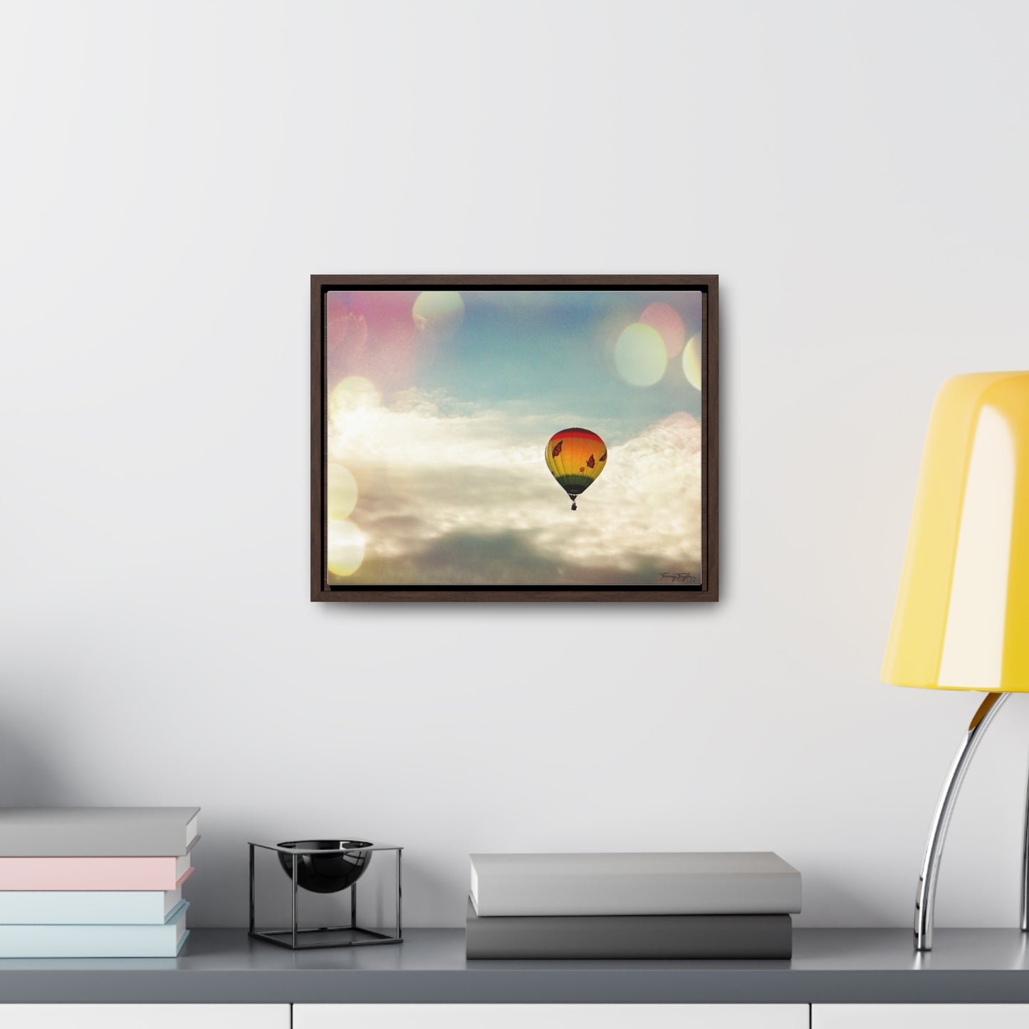 Tracey Taylor Fine Art "Bye Bye, Flutterby Sometime" Digital Mixed Media Gallery Canvas Wrap