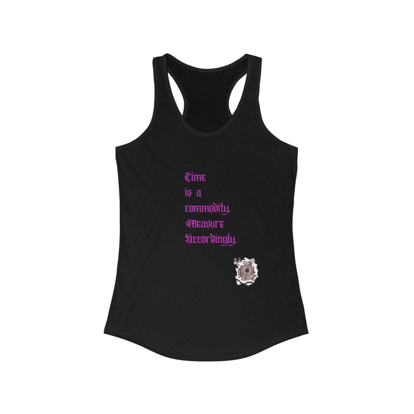 BeSpoke Time is a Commodity Women's Ideal Racerback Tank