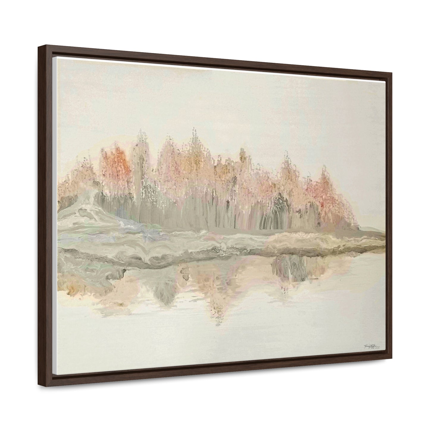Tracey Taylor Fine Art "Shoreline" Digital Mixed Media Gallery Canvas Wrap