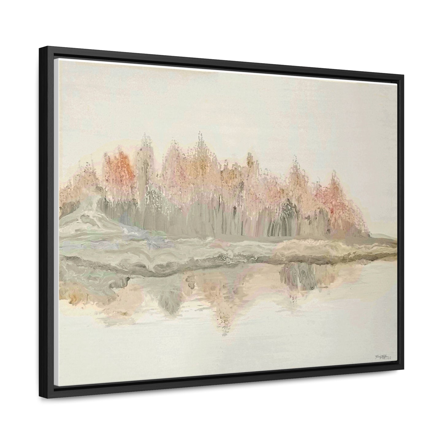 Tracey Taylor Fine Art "Shoreline" Digital Mixed Media Gallery Canvas Wrap