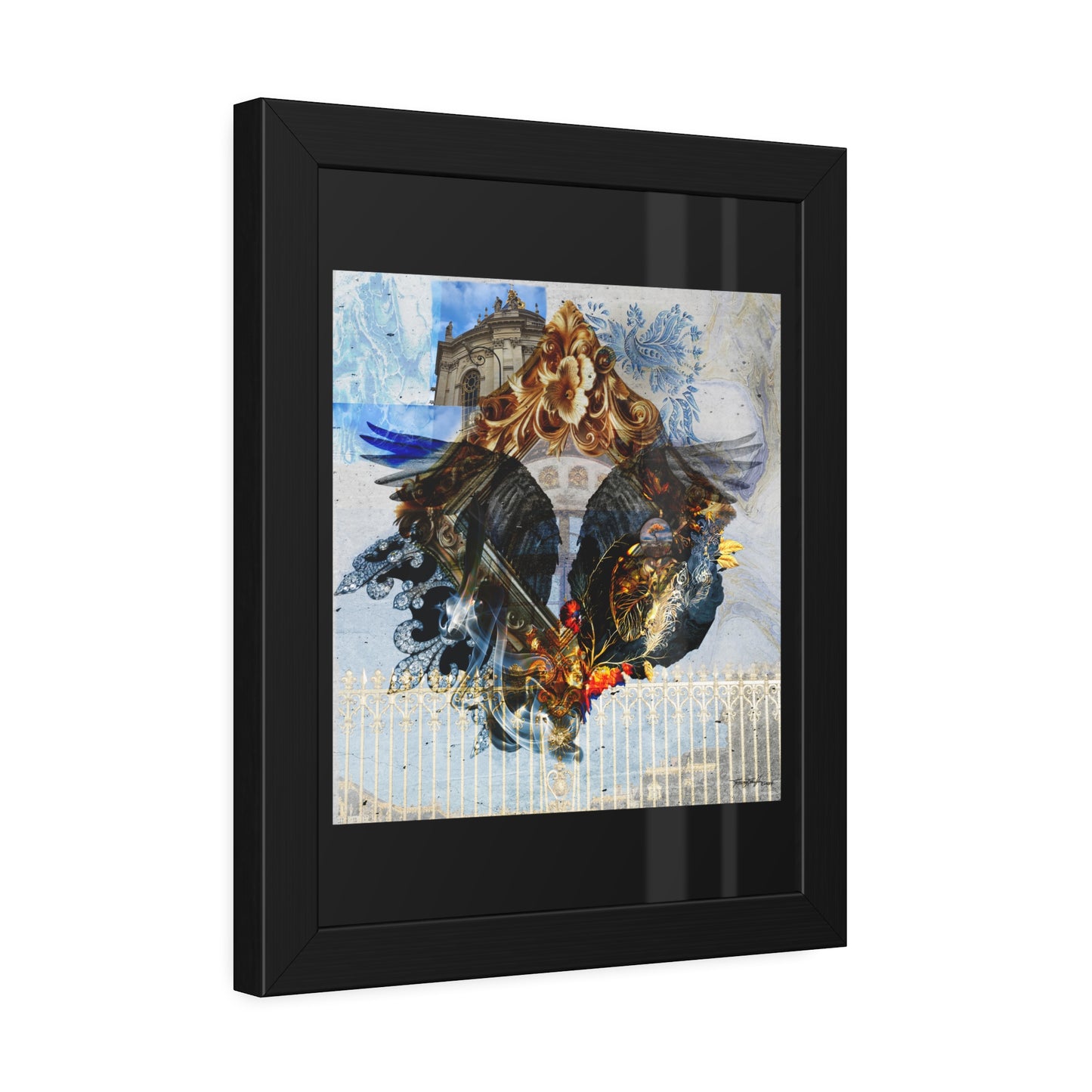 Tracey Taylor Fine Art "Freedom '24" Digital Mixed Media Framed Paper Poster
