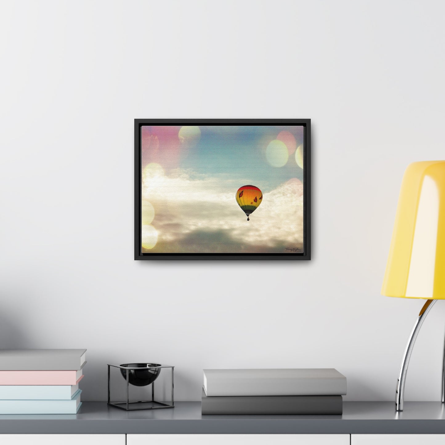 Tracey Taylor Fine Art "Bye Bye, Flutterby Sometime" Digital Mixed Media Gallery Canvas Wrap