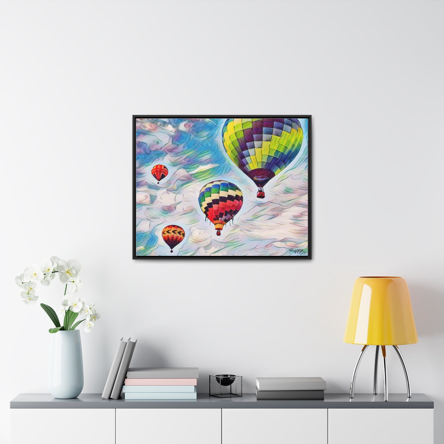 Tracey Taylor Fine Art "Drift" Digital Mixed Media Gallery Canvas Wrap