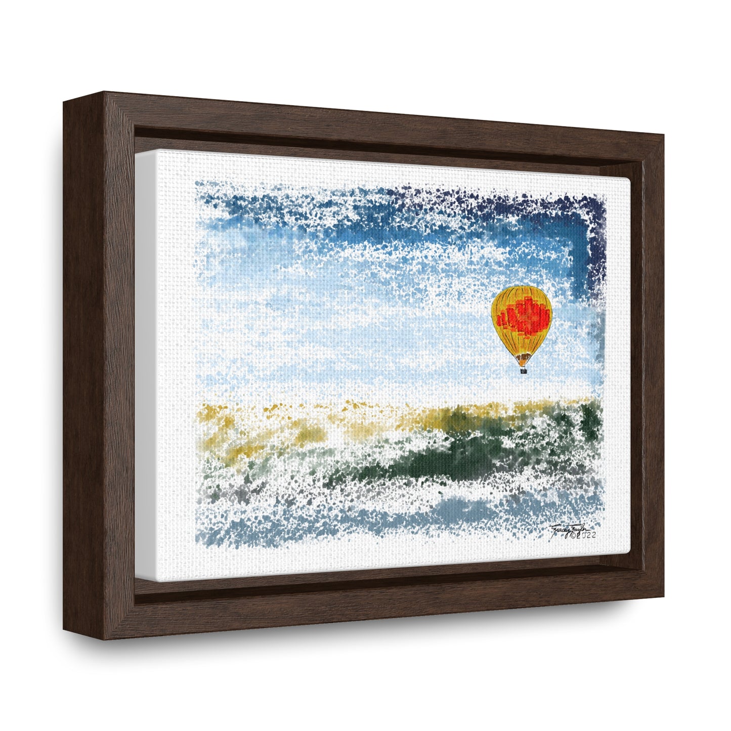 Tracey Taylor Fine Art "Zia Rio" Digital Watercolor Gallery Canvas Wrap