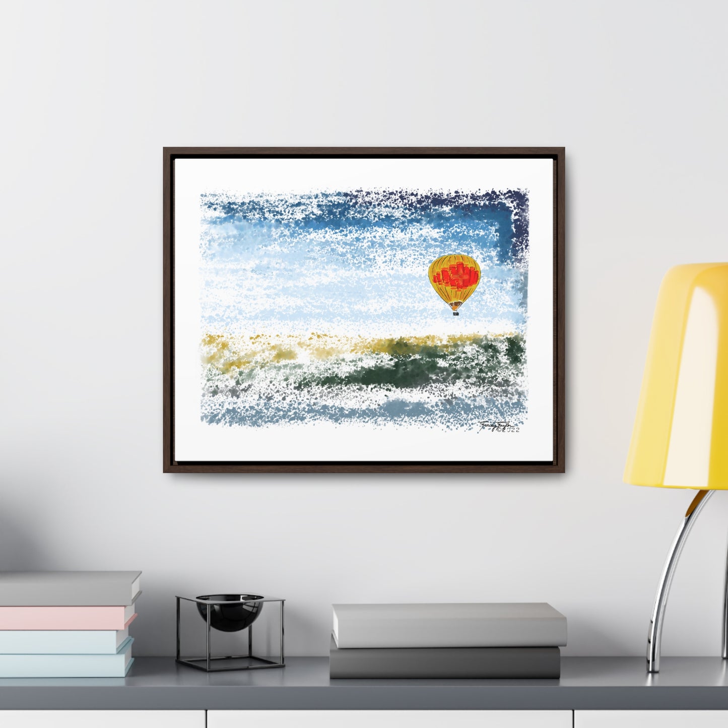 Tracey Taylor Fine Art "Zia Rio" Digital Watercolor Gallery Canvas Wrap