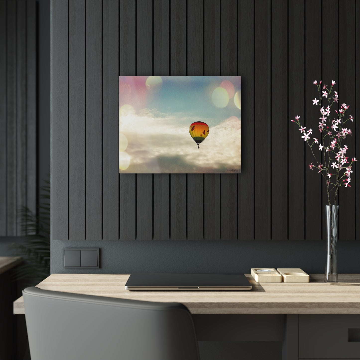 Tracey Taylor Fine Art "Bye Bye, Flutterby Sometime" Digital Mixed Media Acrylic Print