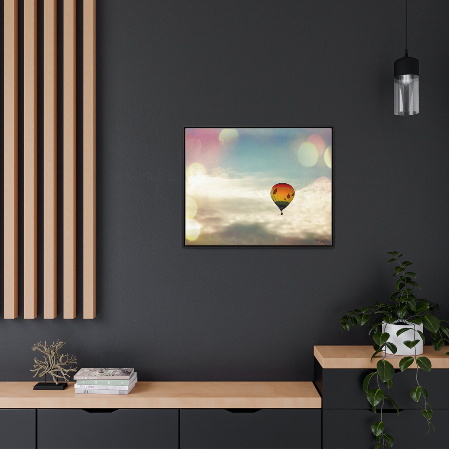 Tracey Taylor Fine Art "Bye Bye, Flutterby Sometime" Digital Mixed Media Gallery Canvas Wrap