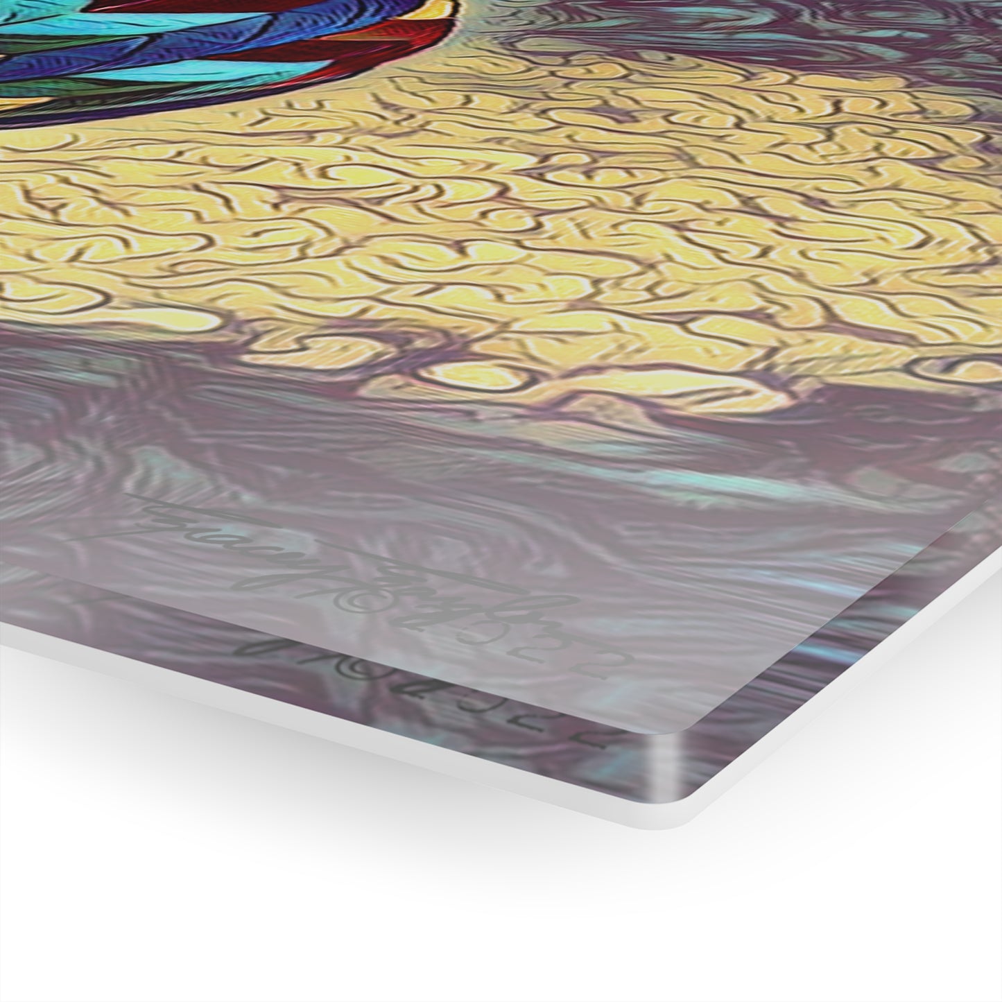 Tracey Taylor Fine Art "Dark Sky 1" Digital Mixed Media Acrylic Print