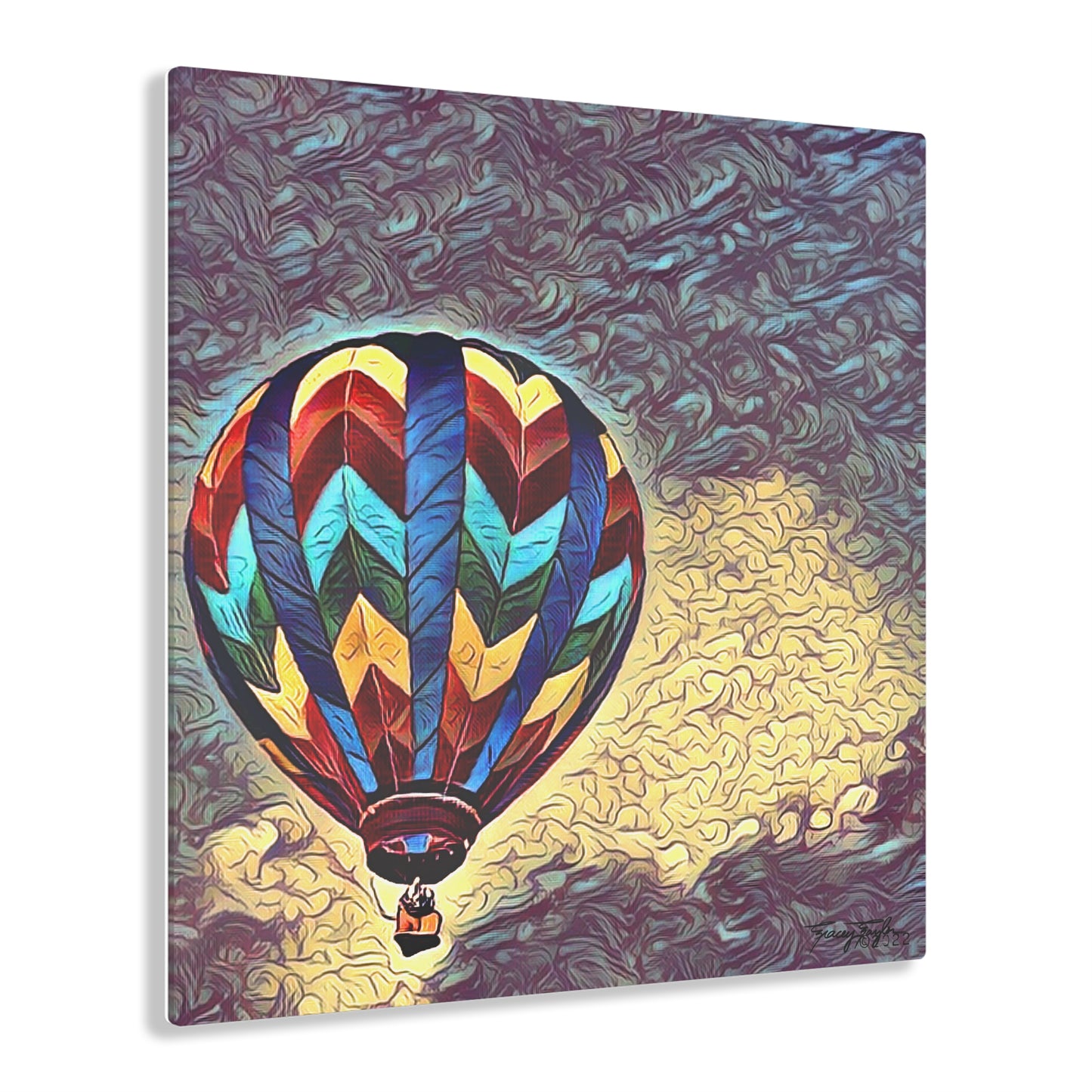 Tracey Taylor Fine Art "Dark Sky 1" Digital Mixed Media Acrylic Print