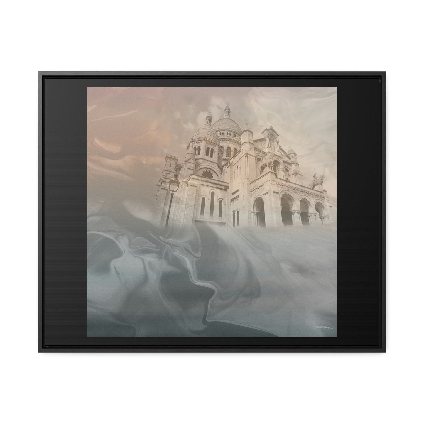 Tracey Taylor Fine Art "The Stairways of The Sacred Heart" Digital Mixed Media Gallery Canvas Wrap