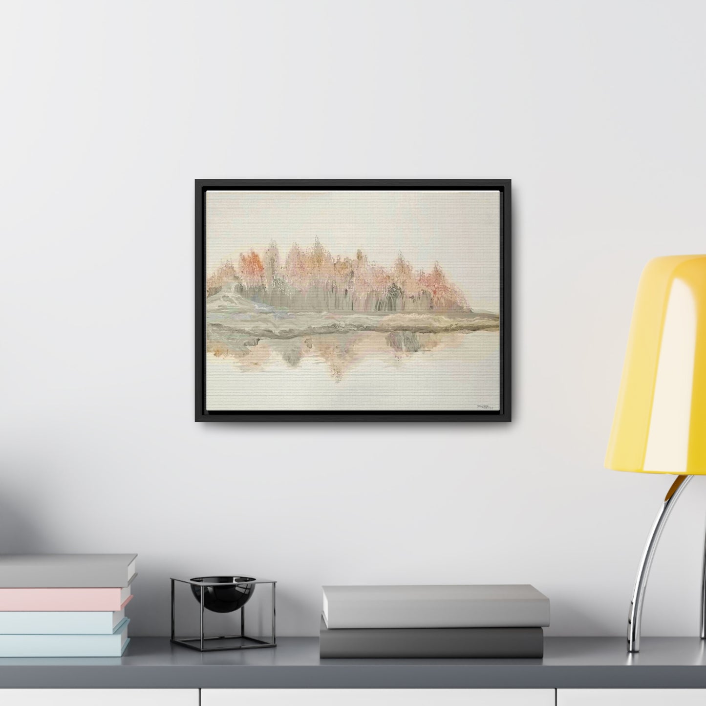 Tracey Taylor Fine Art "Shoreline" Digital Mixed Media Gallery Canvas Wrap