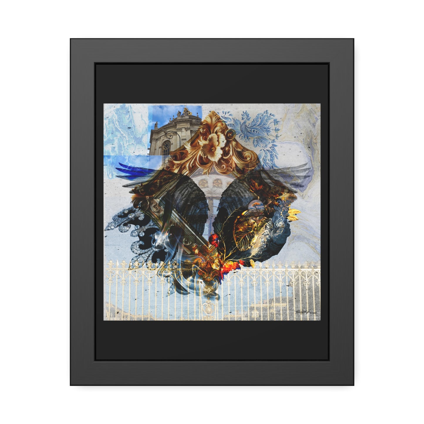 Tracey Taylor Fine Art "Freedom '24" Digital Mixed Media Framed Paper Poster