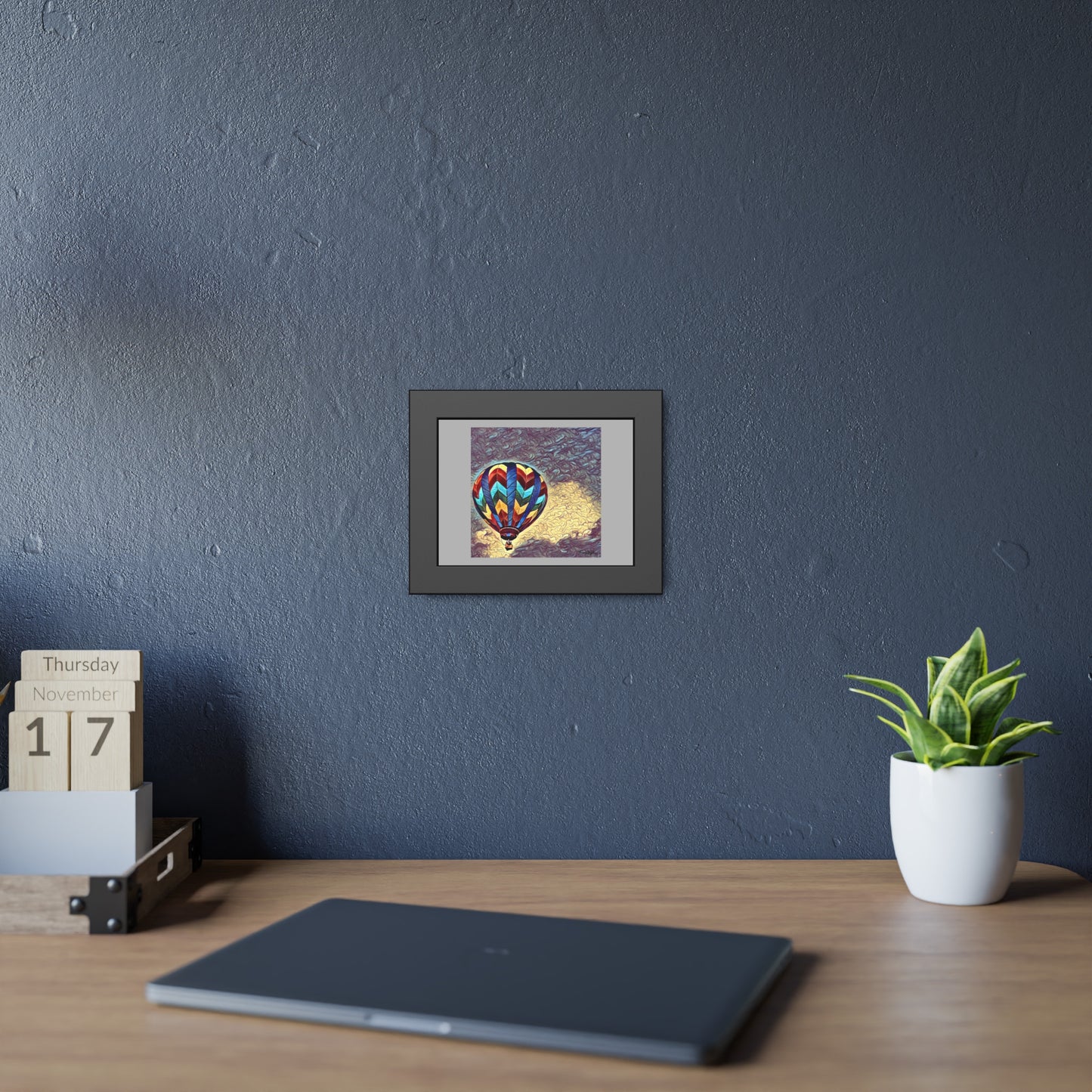 Tracey Taylor Fine Art "Dark Sky 1" Digital Mixed Media Framed Paper Poster
