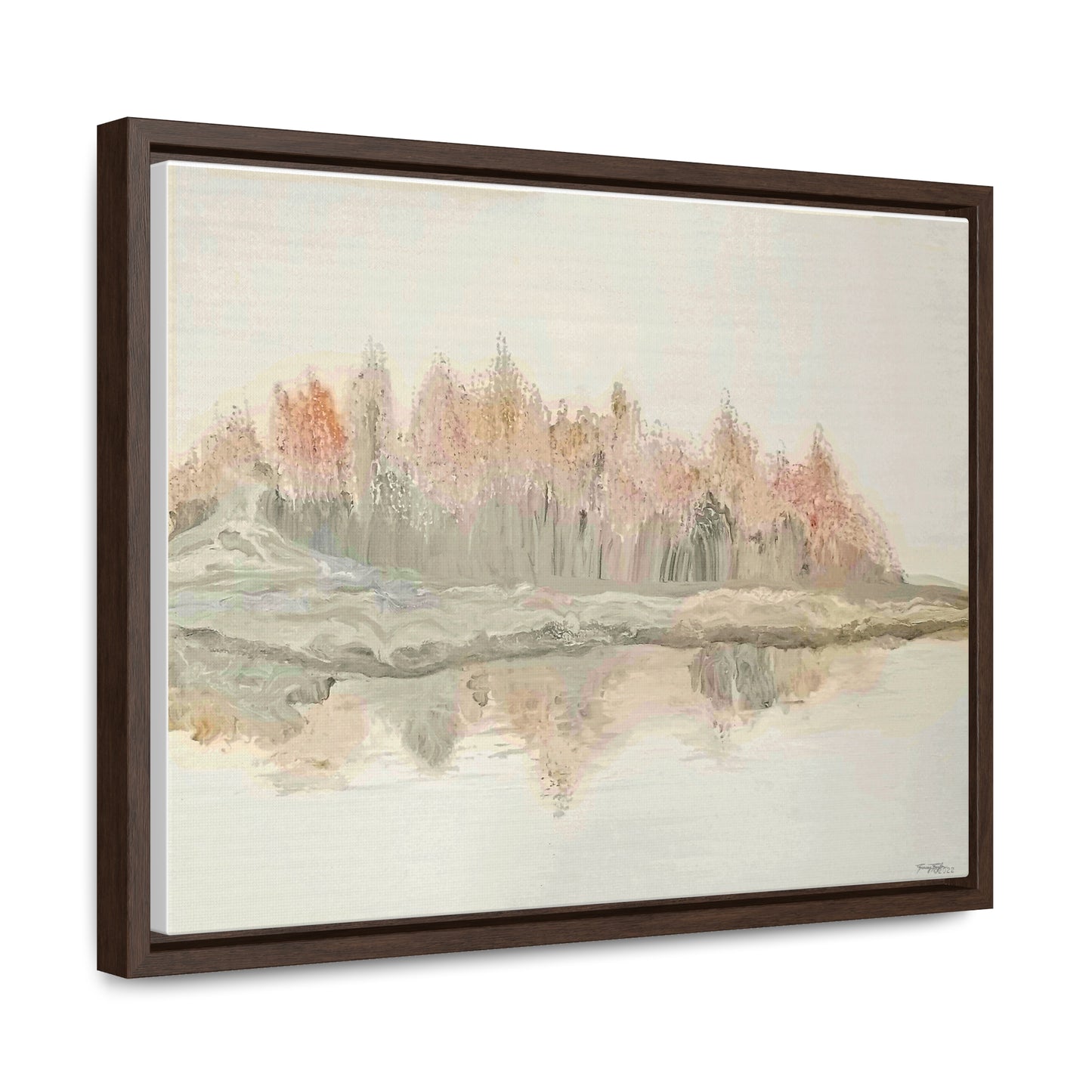 Tracey Taylor Fine Art "Shoreline" Digital Mixed Media Gallery Canvas Wrap