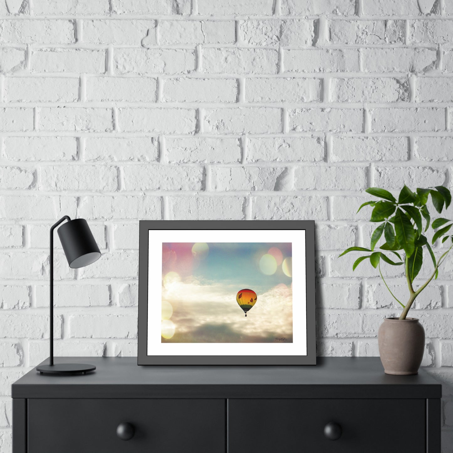 Tracey Taylor Fine Art "Bye Bye, Flutterby Sometime" Digital Mixed Media Framed Paper Poster