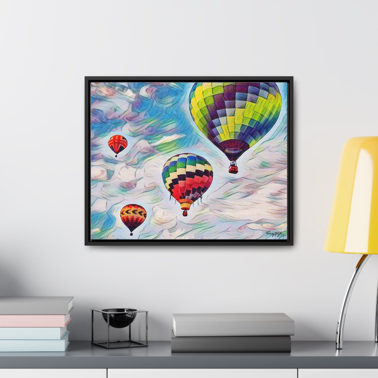 Tracey Taylor Fine Art "Drift" Digital Mixed Media Gallery Canvas Wrap