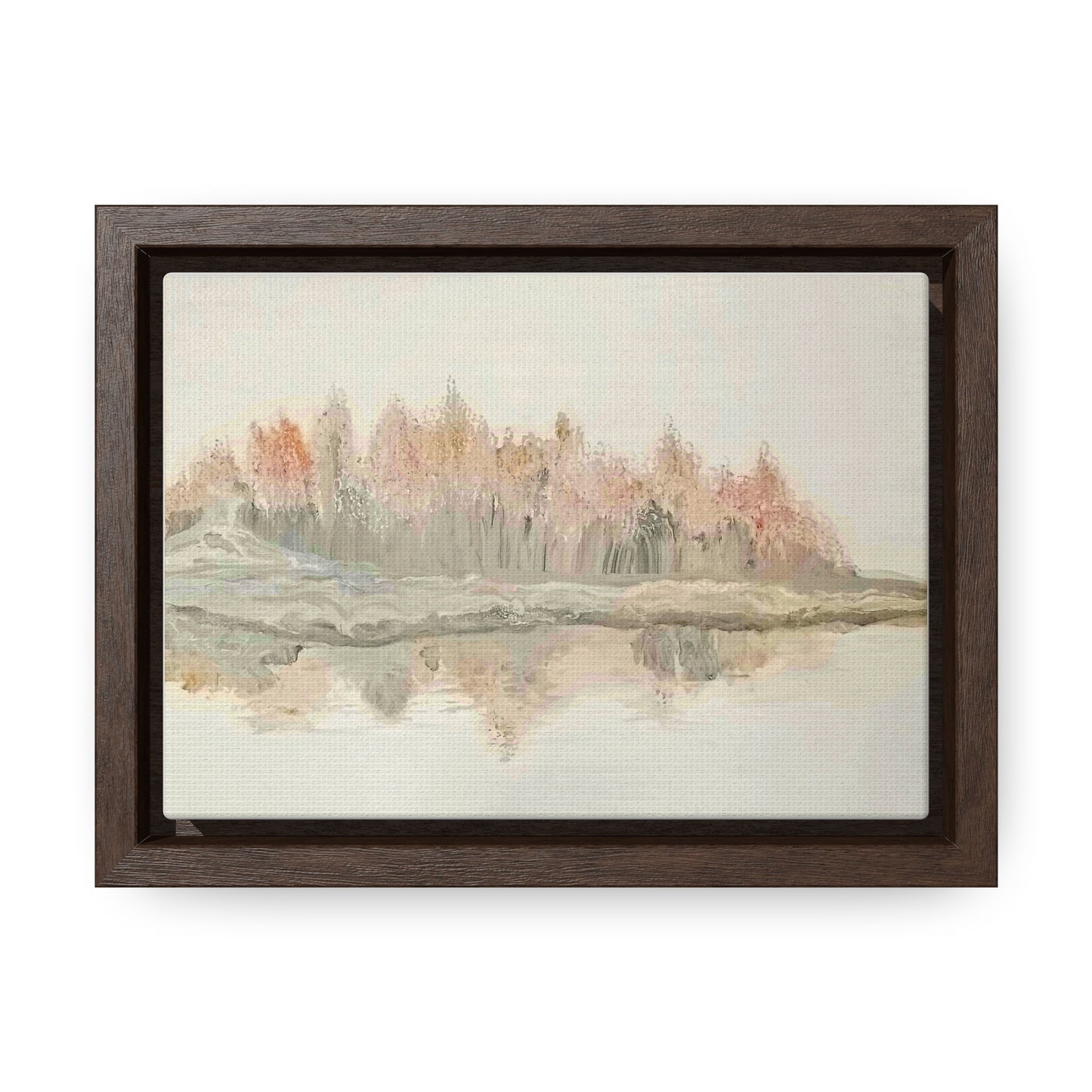 Tracey Taylor Fine Art "Shoreline" Digital Mixed Media Gallery Canvas Wrap