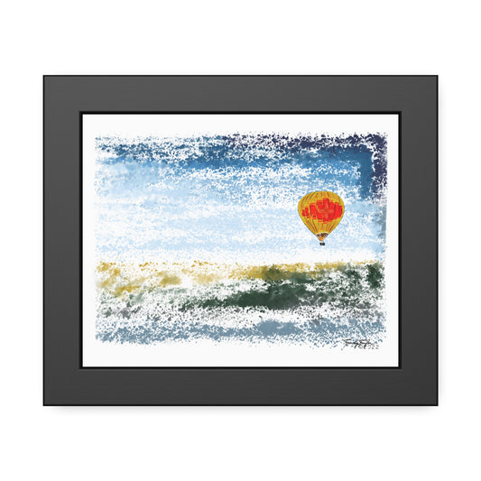 Tracey Taylor Fine Art "Zia Rio" Digital Watercolor Framed Paper Poster