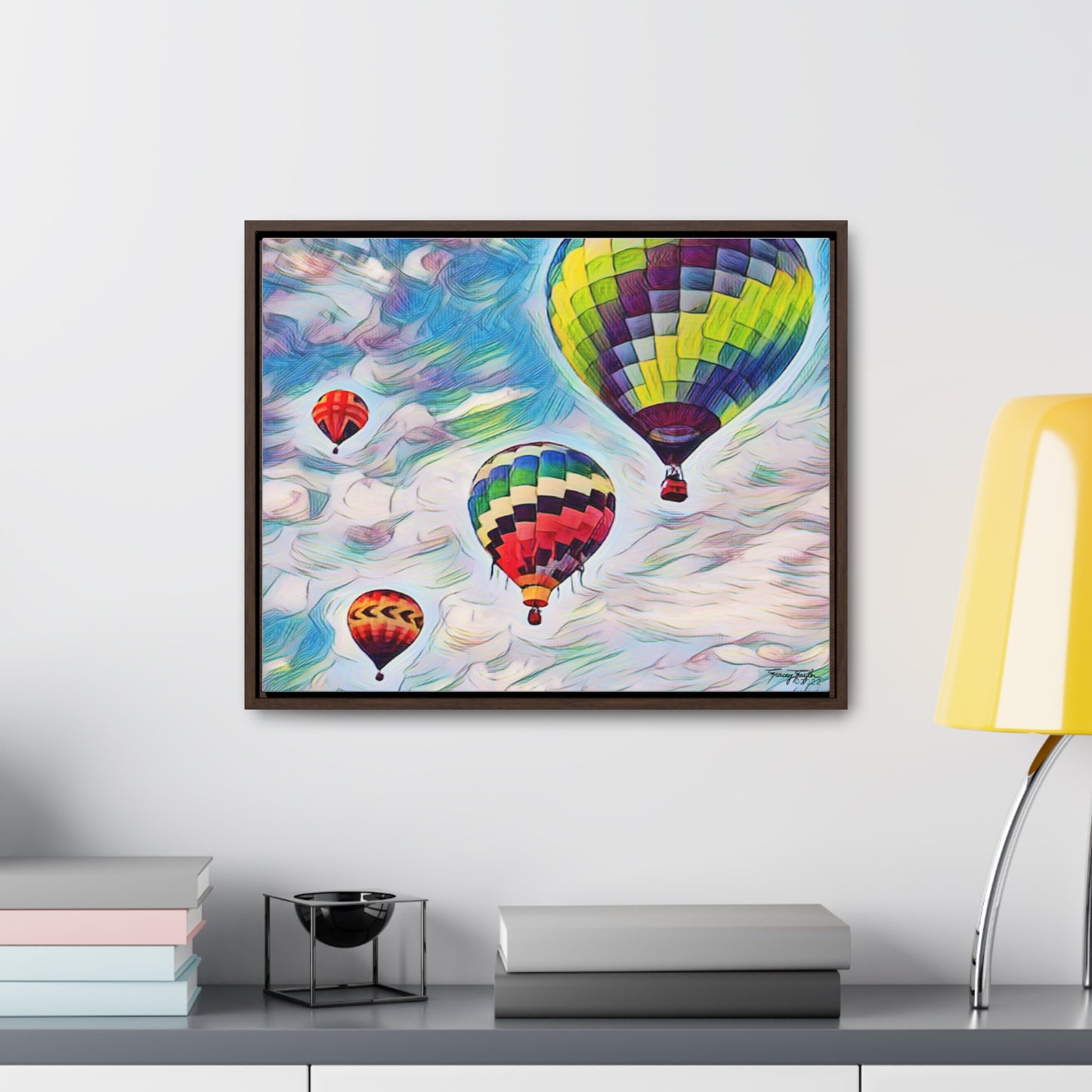 Tracey Taylor Fine Art "Drift" Digital Mixed Media Gallery Canvas Wrap