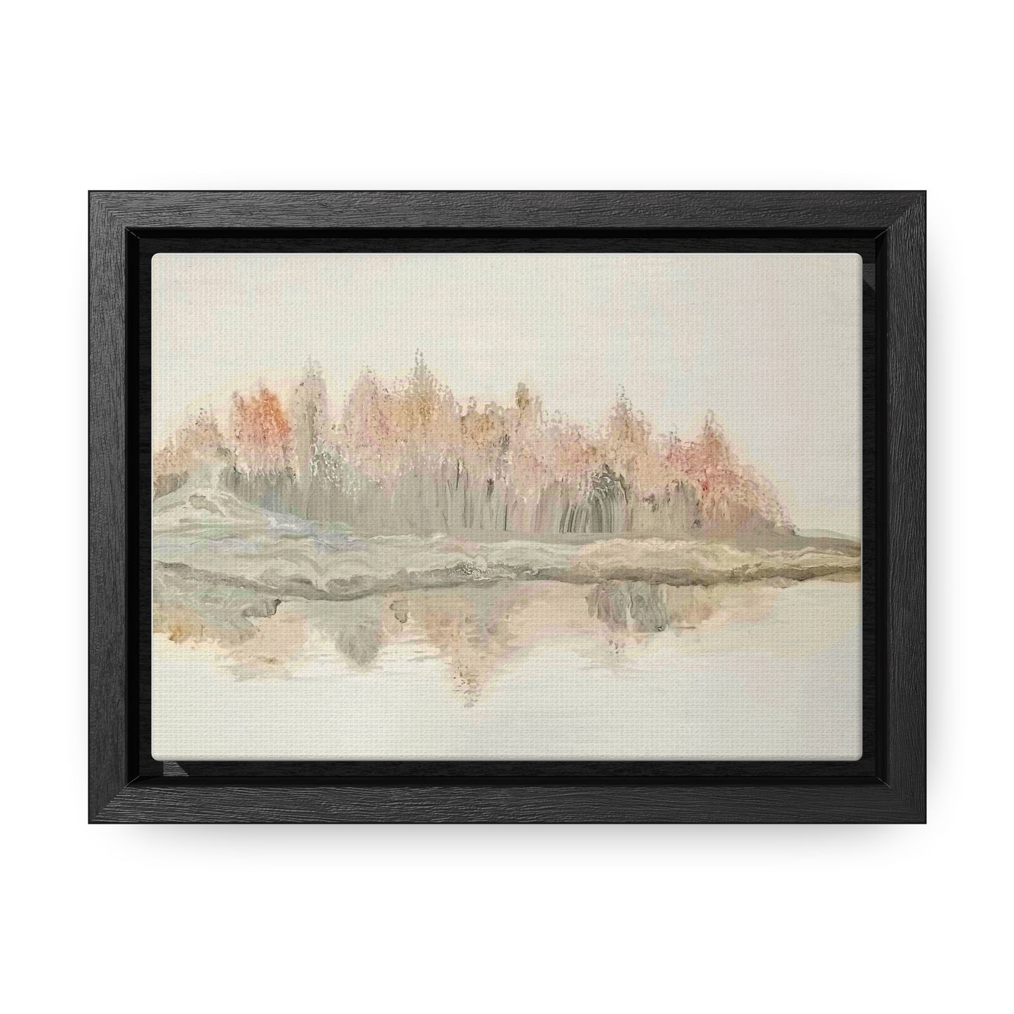 Tracey Taylor Fine Art "Shoreline" Digital Mixed Media Gallery Canvas Wrap