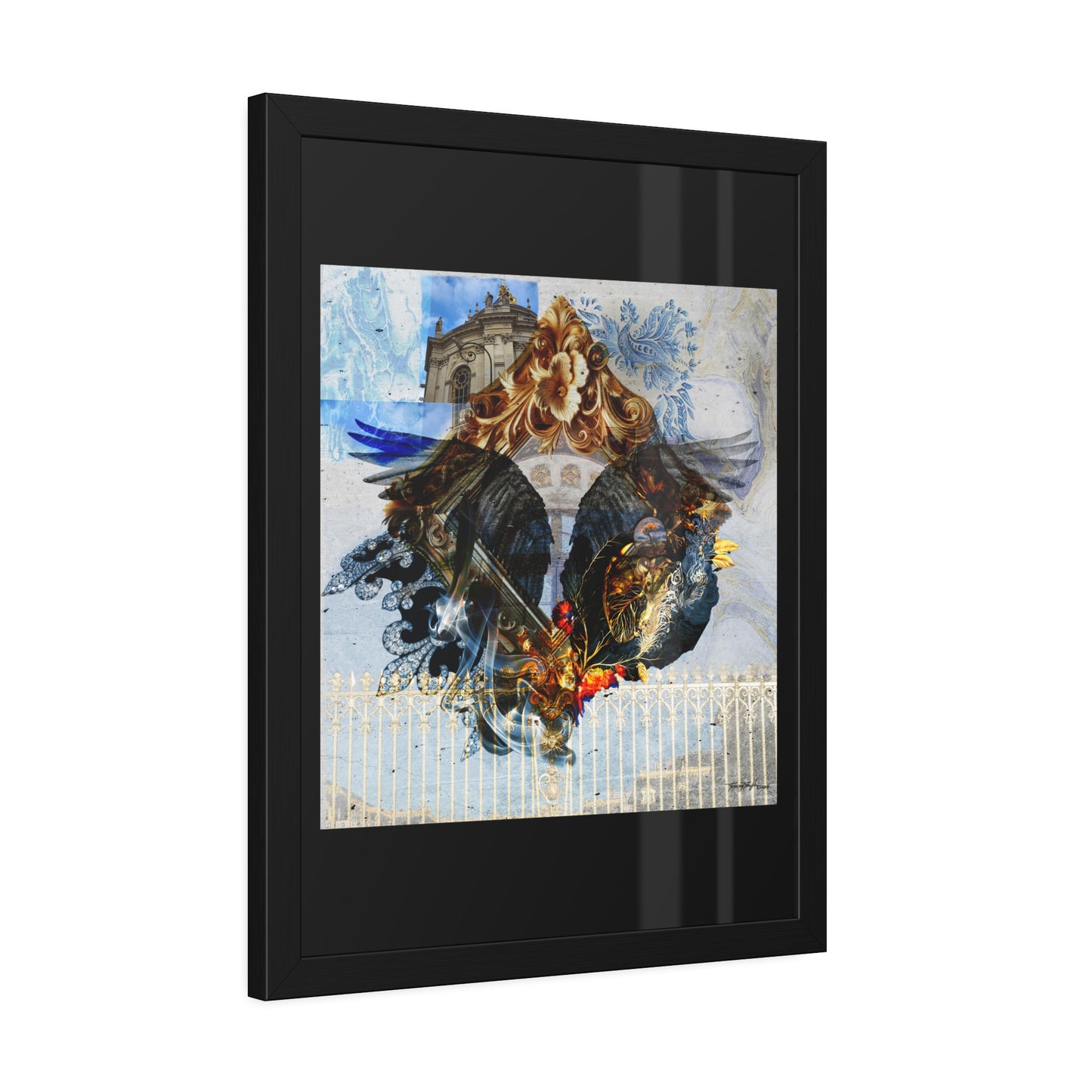 Tracey Taylor Fine Art "Freedom '24" Digital Mixed Media Framed Paper Poster