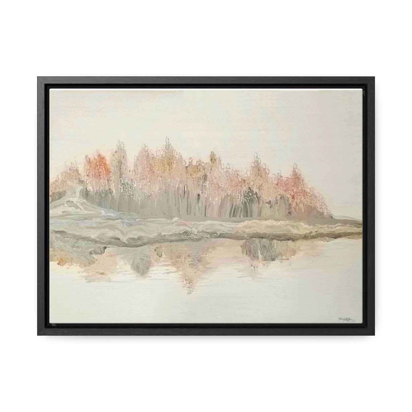 Tracey Taylor Fine Art "Shoreline" Digital Mixed Media Gallery Canvas Wrap