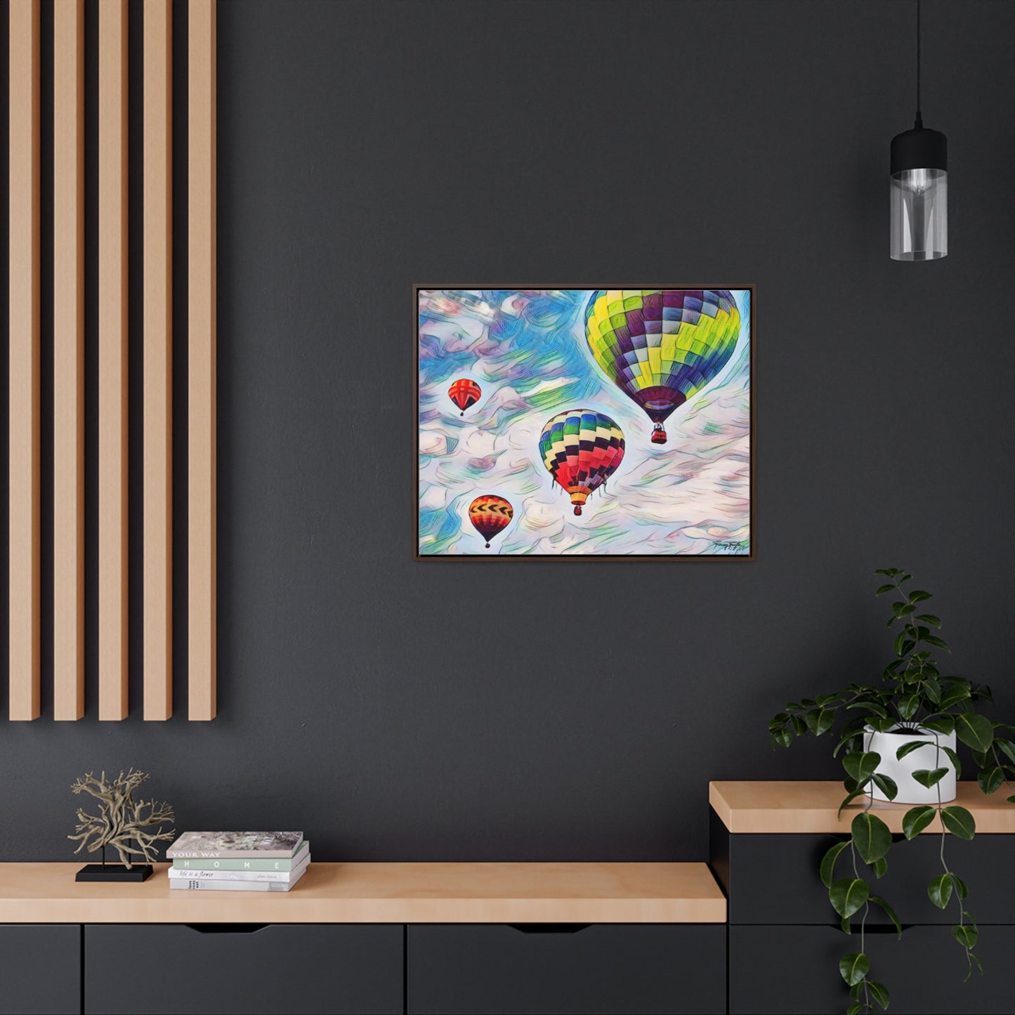 Tracey Taylor Fine Art "Drift" Digital Mixed Media Gallery Canvas Wrap