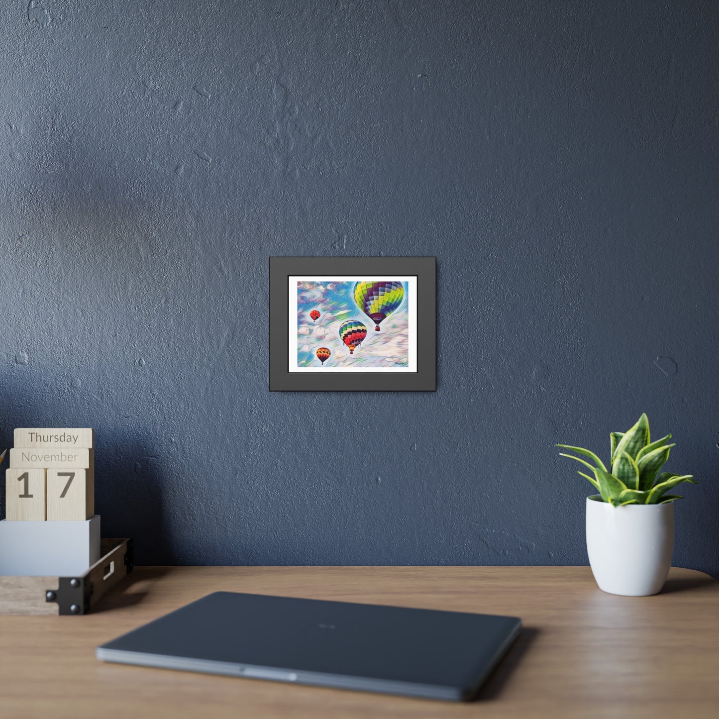 Tracey Taylor Fine Art "Drift" Digital Mixed Media Framed Paper Poster