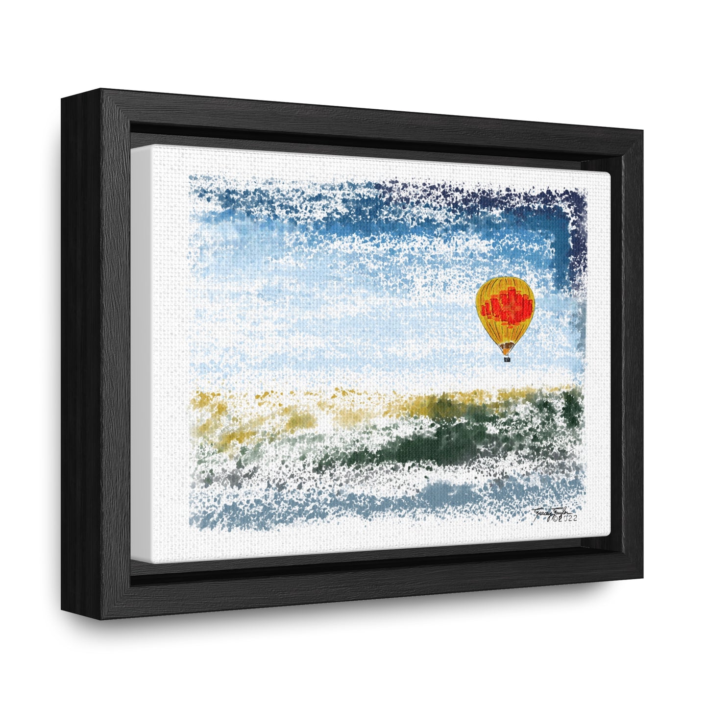 Tracey Taylor Fine Art "Zia Rio" Digital Watercolor Gallery Canvas Wrap