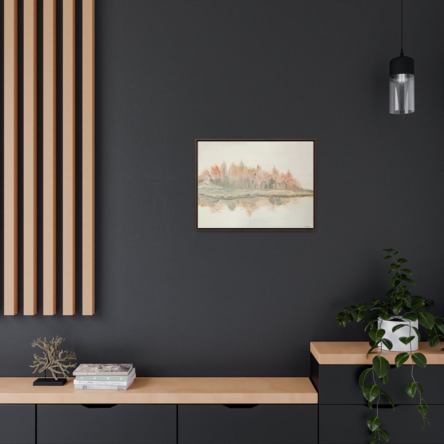 Tracey Taylor Fine Art "Shoreline" Digital Mixed Media Gallery Canvas Wrap