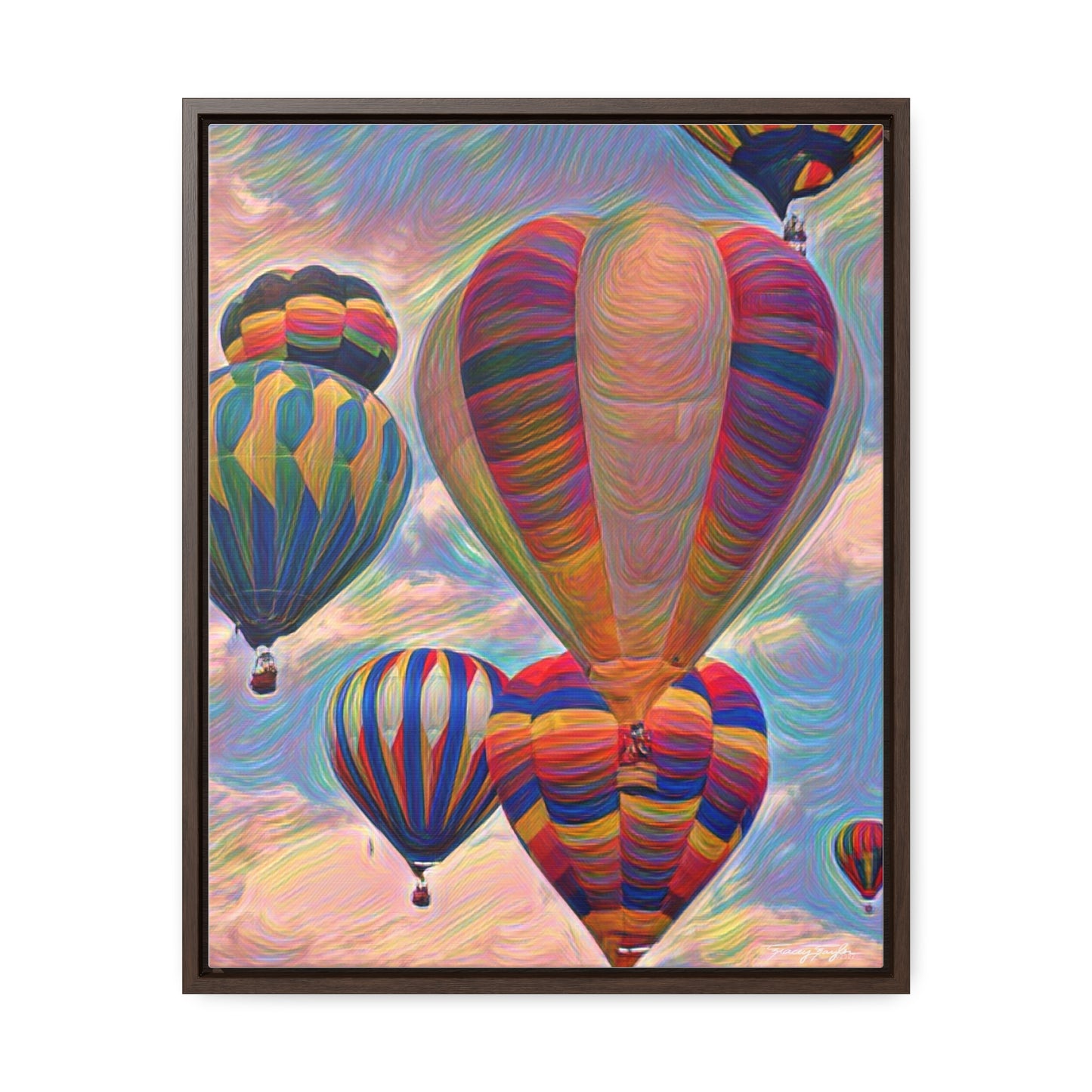 Tracey Taylor Fine Art "Pop" Digital Mixed Media Gallery Canvas Wraps