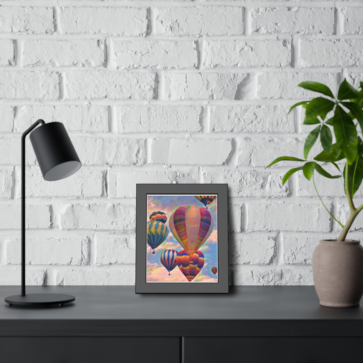 Tracey Taylor Fine Art "Pop" Digital Mixed Media Framed Paper Poster