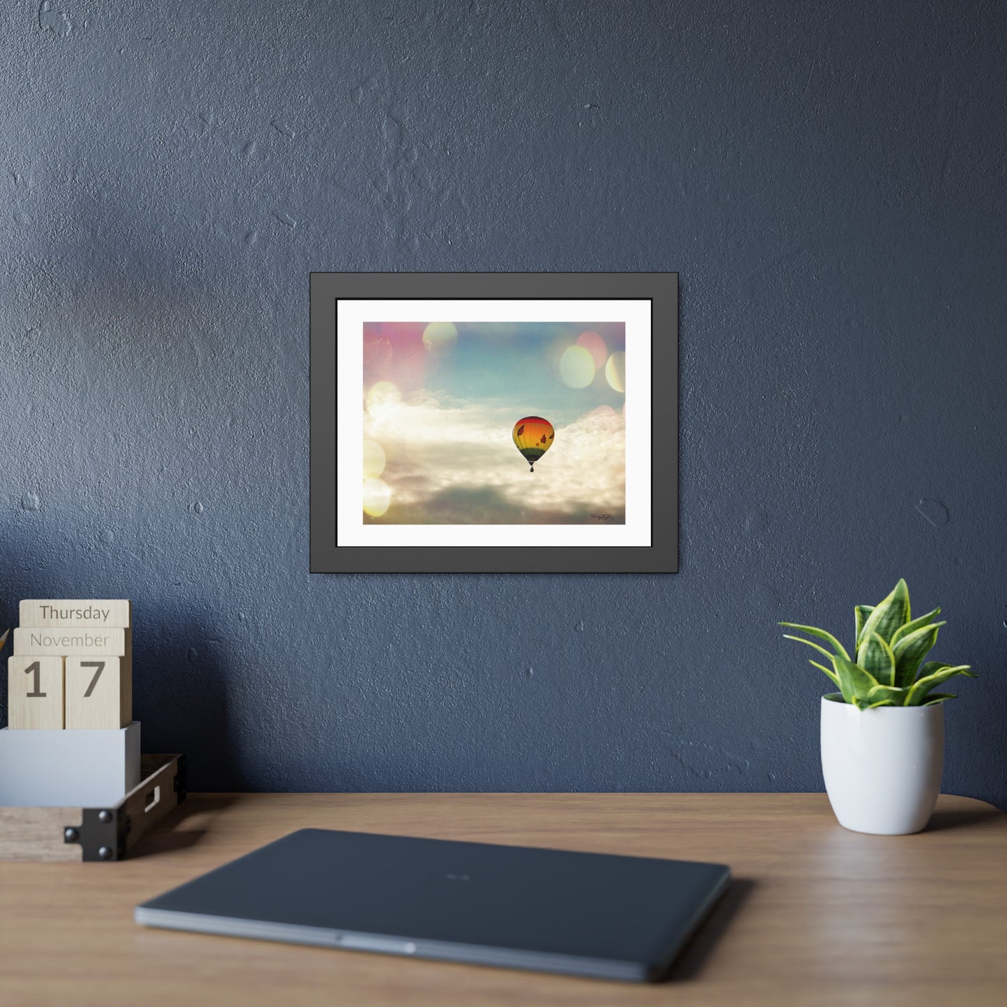 Tracey Taylor Fine Art "Bye Bye, Flutterby Sometime" Digital Mixed Media Framed Paper Poster