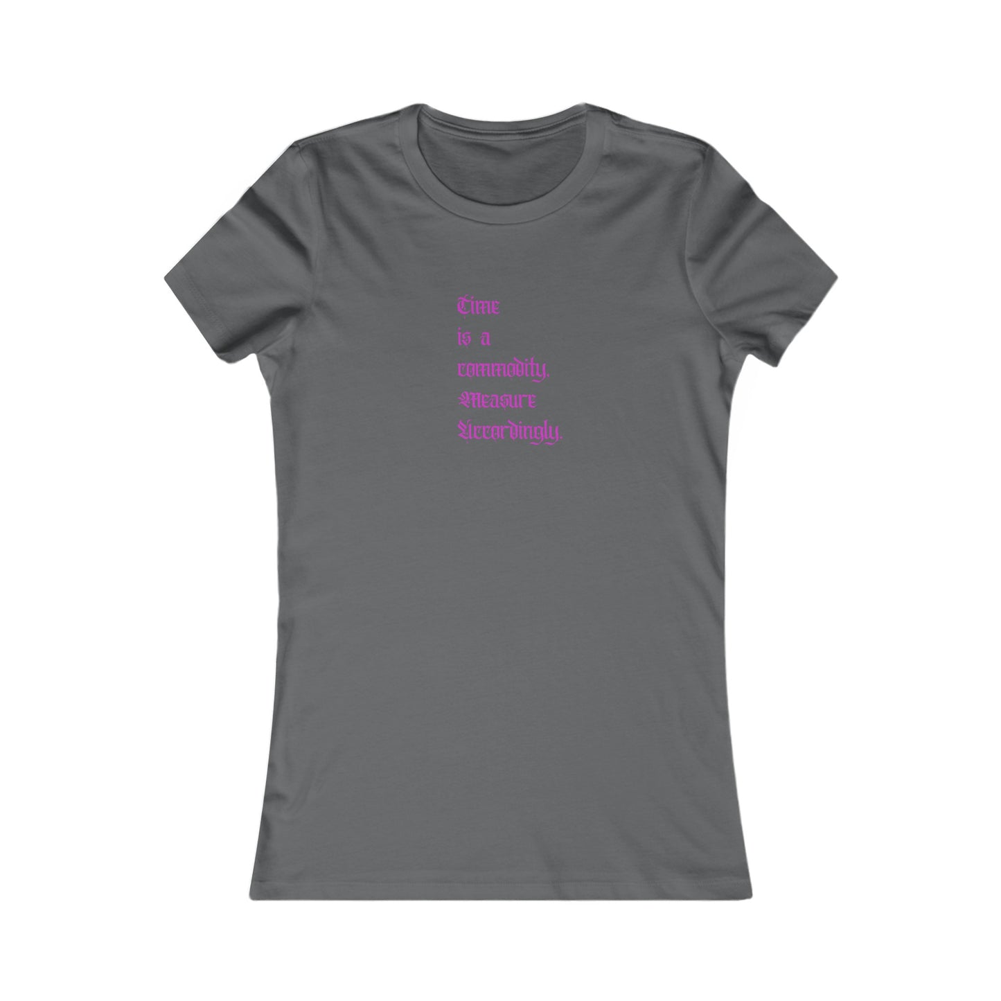 BeSpoke Time is a Commodity Women's Fan Tee