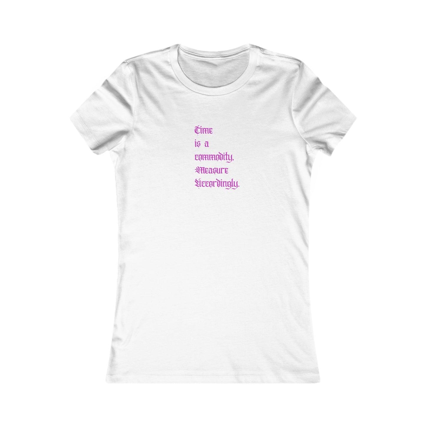 BeSpoke Time is a Commodity Women's Fan Tee