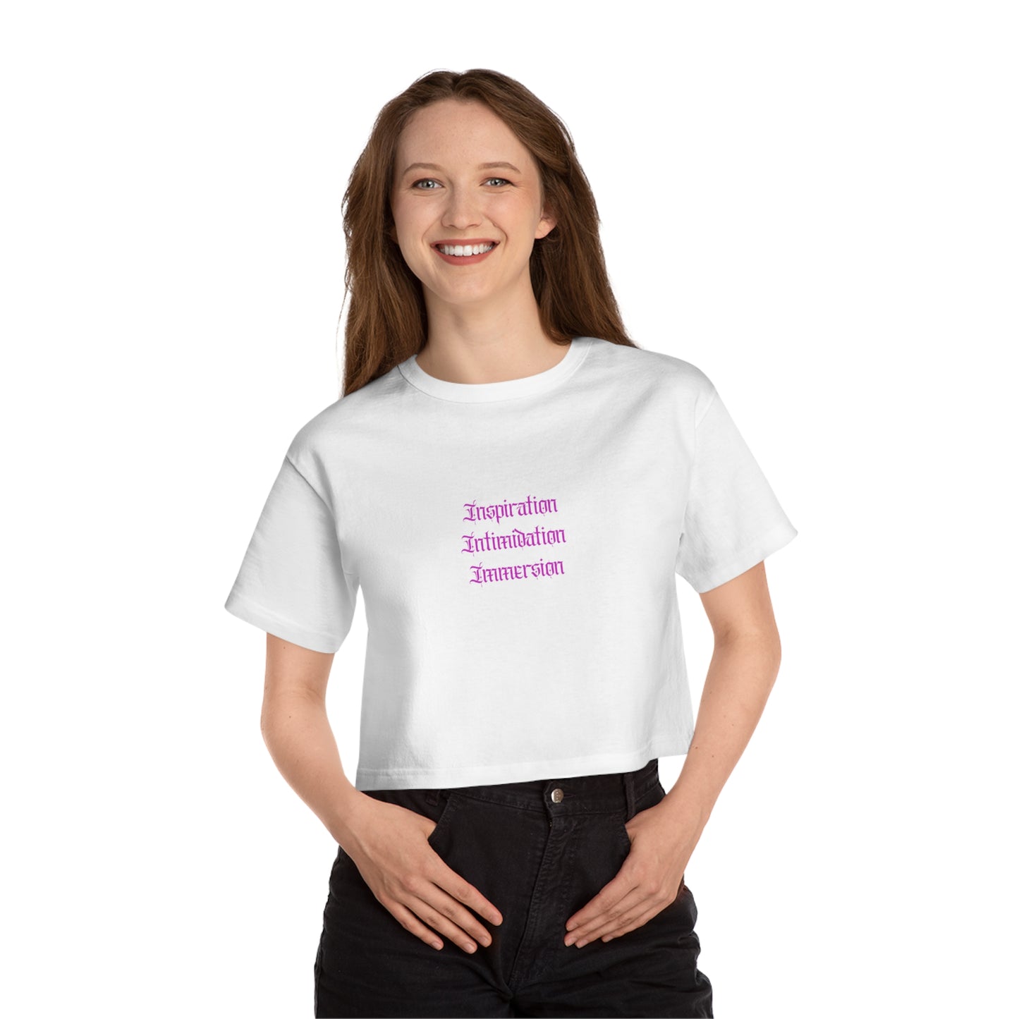 BeSpoke The Real Sht Sandwich Champion Women's Heritage Cropped T-Shirt