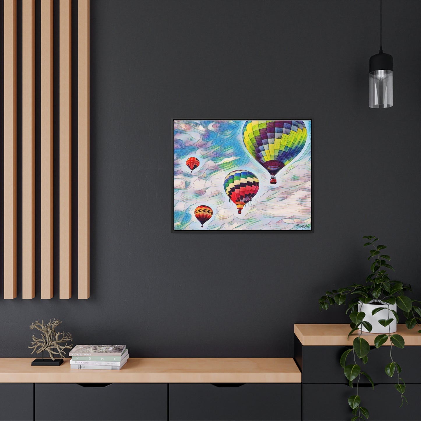 Tracey Taylor Fine Art "Drift" Digital Mixed Media Gallery Canvas Wrap