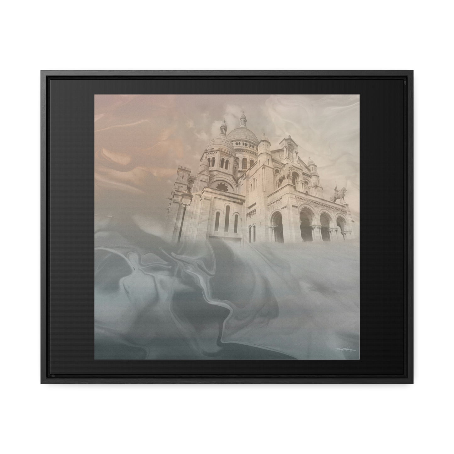 Tracey Taylor Fine Art "The Stairways of The Sacred Heart" Digital Mixed Media Gallery Canvas Wrap
