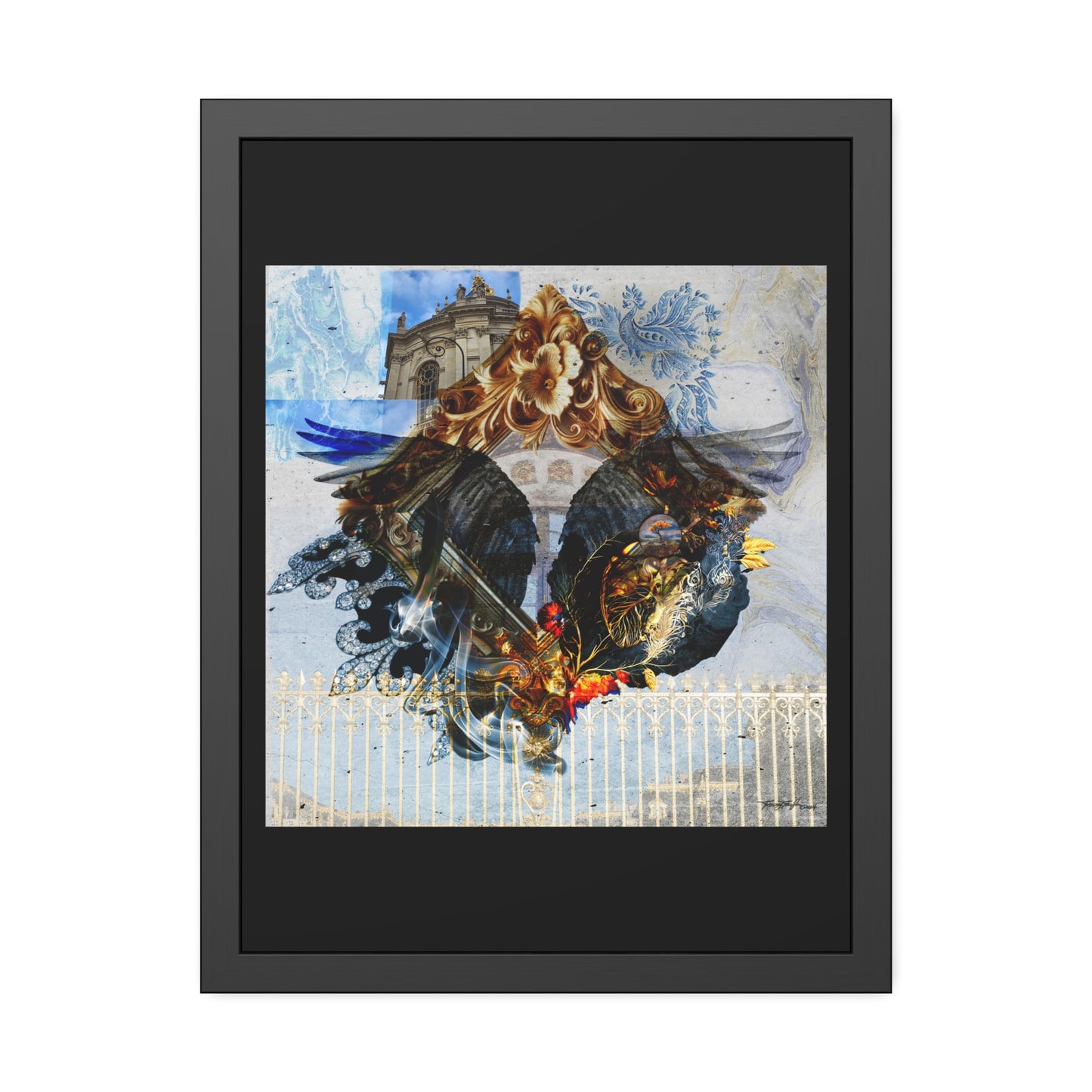 Tracey Taylor Fine Art "Freedom '24" Digital Mixed Media Framed Paper Poster