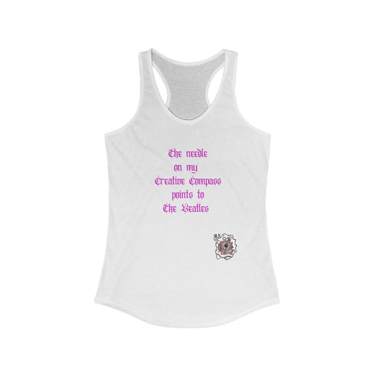 BeSpoke Setting On The Beatles Women's Ideal Racerback Tank