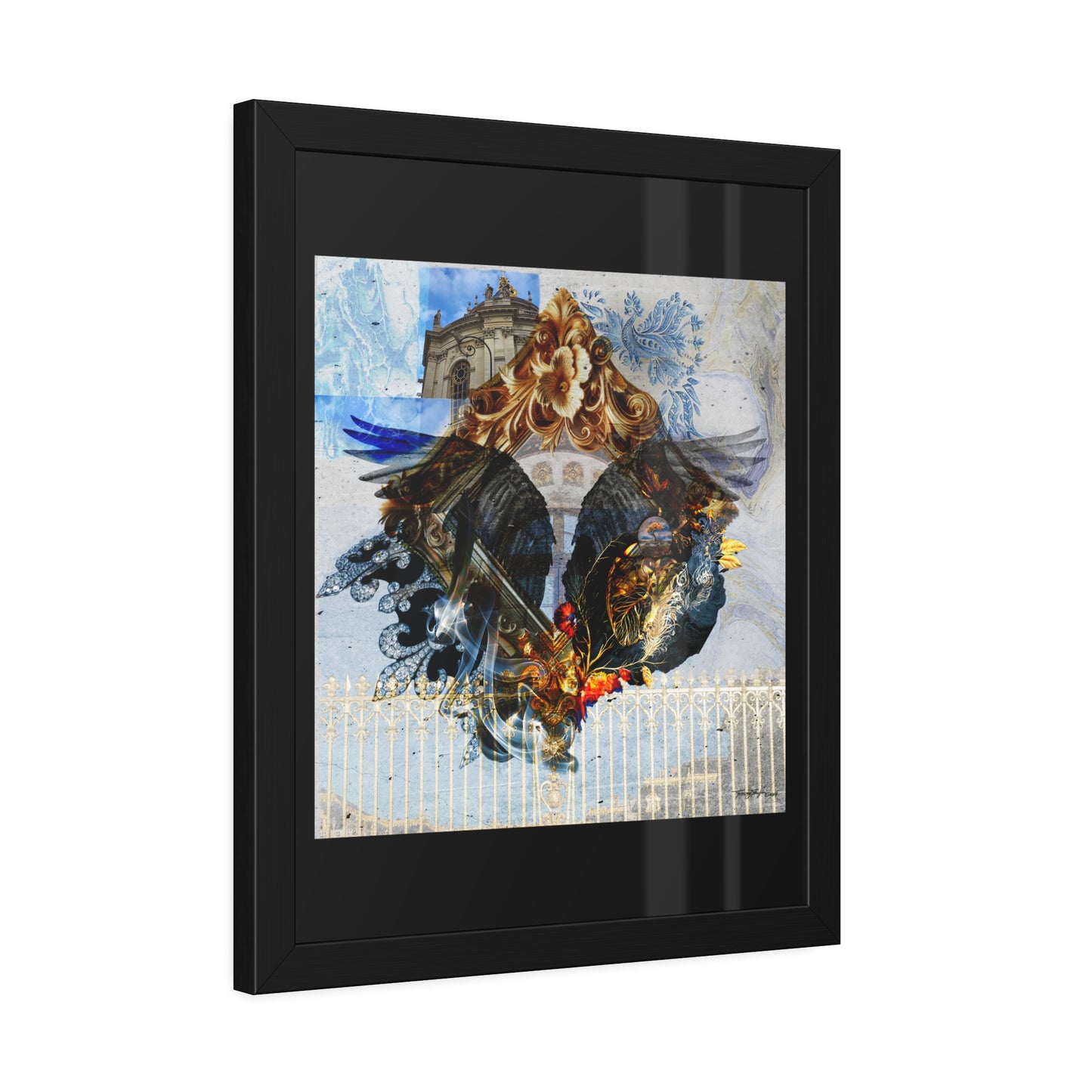 Tracey Taylor Fine Art "Freedom '24" Digital Mixed Media Framed Paper Poster