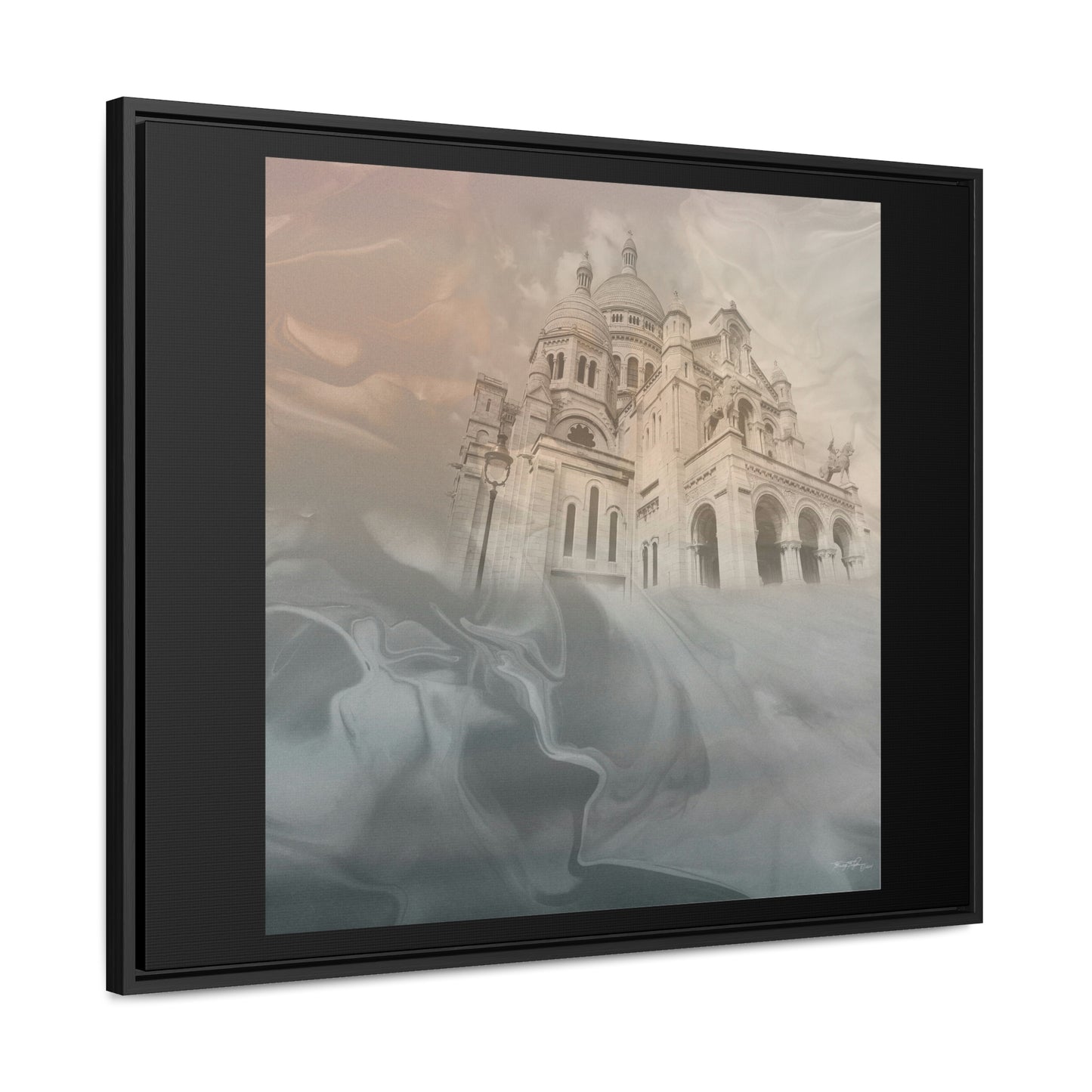 Tracey Taylor Fine Art "The Stairways of The Sacred Heart" Digital Mixed Media Gallery Canvas Wrap