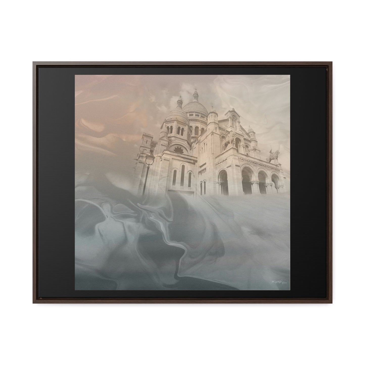 Tracey Taylor Fine Art "The Stairways of The Sacred Heart" Digital Mixed Media Gallery Canvas Wrap