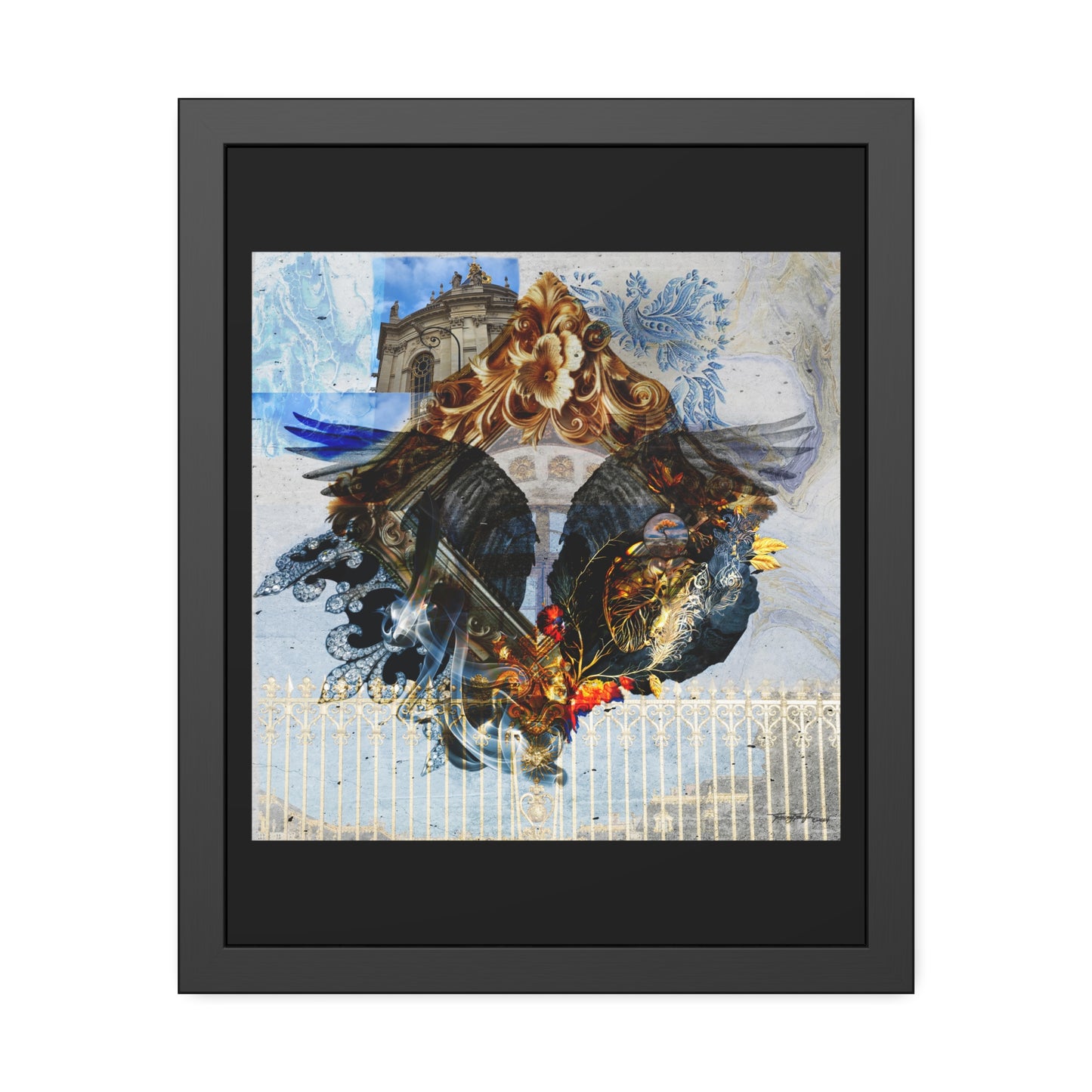 Tracey Taylor Fine Art "Freedom '24" Digital Mixed Media Framed Paper Poster